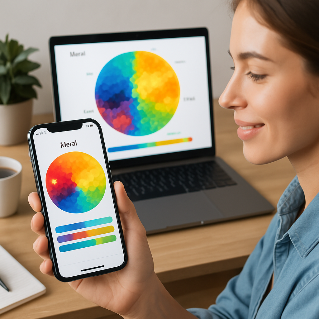Digital emotion analytics visualization