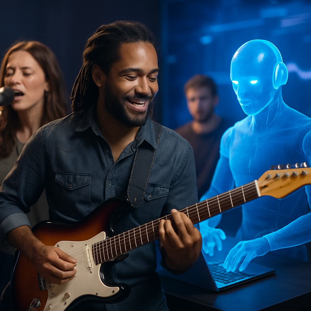 Interacción musical en vivo entre humano e IA