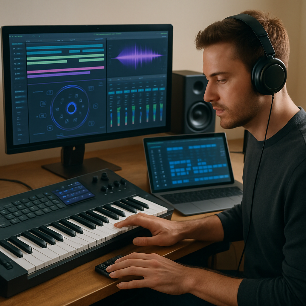 Estudio digital interactivo de música con IA