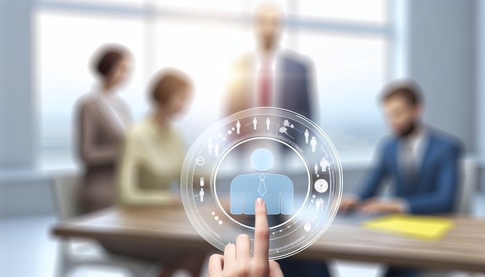 Engaging digital network illustration highlighting the fusion of data streams and personalization