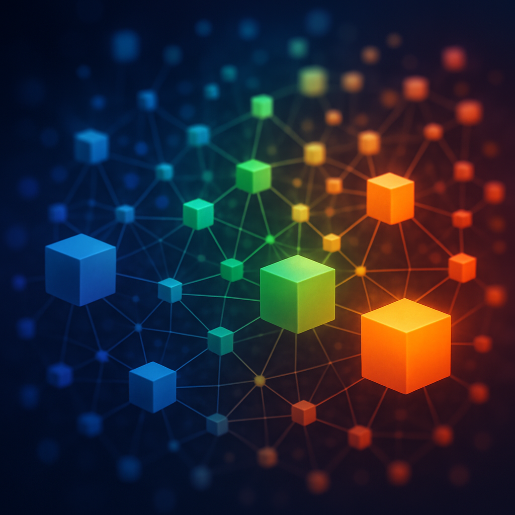 AI sentiment data network visualization