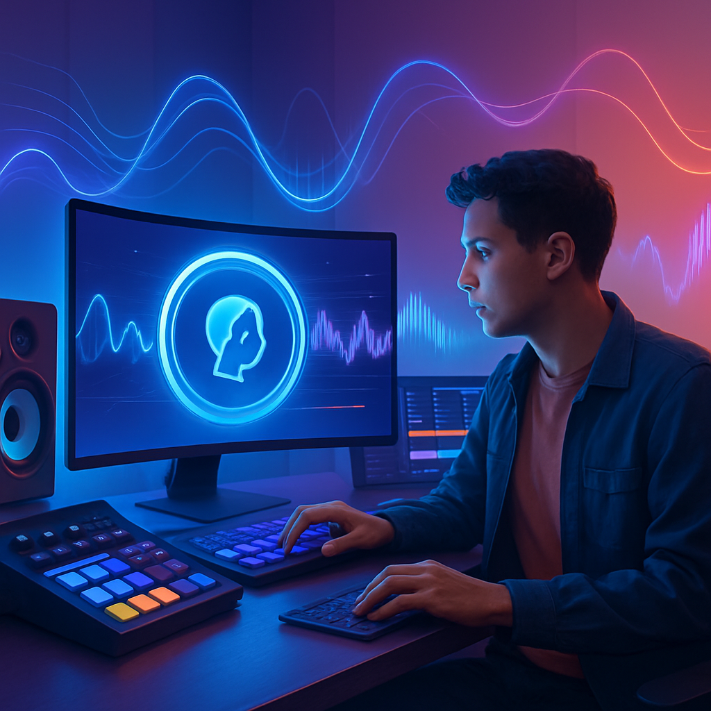 Futuristic AI Composition Studio