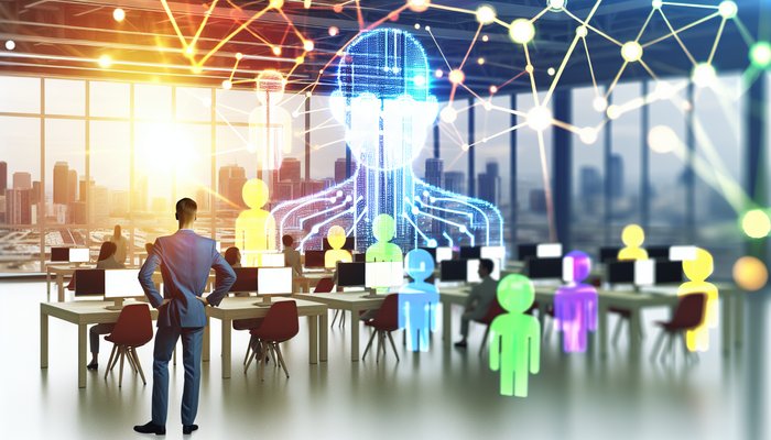 AI Business Strategy Visual